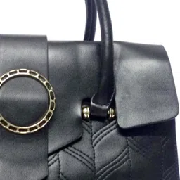 CHRONICLE Structured Buckle Detail Handheld Bag image 5