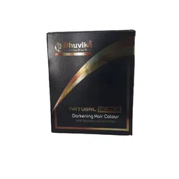 bhuvika Bhuvika; Let the Bliss Begin! Natural Black Darkening Hair Colour(25Gm)-Pack Of 2 image 1