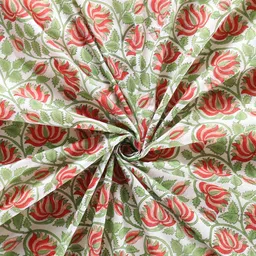 HANDICRAFT PALACE Women Floral Printed Cotton Scarf image 2