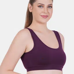 Reveira Pack Of 2 Dry Fit Workout Bra Medium Coverage Non Padded Seamless High Support image 5