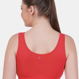 Reveira Pack Of 2 Dry Fit Workout Bra Medium Coverage Non Padded Seamless High Support image 2