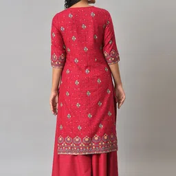 W Women Ethnic Motifs Printed Indie Prints Kurta image 5