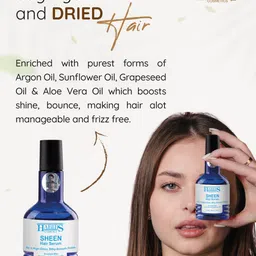 HABIBS Sheen Set of 3 Hair Serum For Silky Smooth Finish - 100ml Each image 5