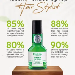HABIBS Sheen Set of 5 Hair Serum For Silky Smooth Finish - 50ml Each image 3