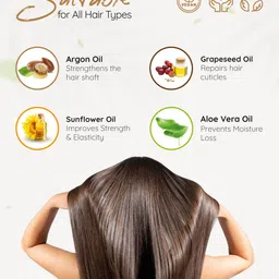 HABIBS Sheen Set of 4 Hair Serum For Silky Smooth Finish - 100ml Each image 4