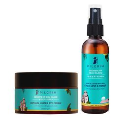 Pilgrim Hydrating & Depuff Combo Set - Anti-Ageing - For Dewy Glow-picture-46