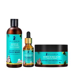Pilgrim Vitamin C Skin Care Trio for Exfoliating & Intense Hydration-picture-20