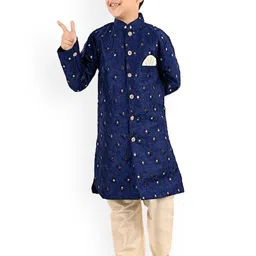 BAESD Boys Embroidered Sherwani With Payjama-picture-11