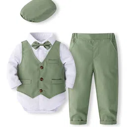 StyleCast x Revolte Boys Shirt And Trousers With Waistcoat Suit Set-picture-49