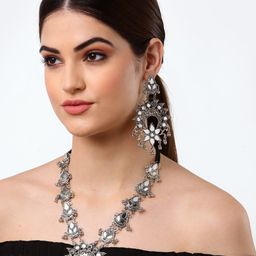 Arrabi Metallic-Toned Oxidized Jewelry Set-picture-23