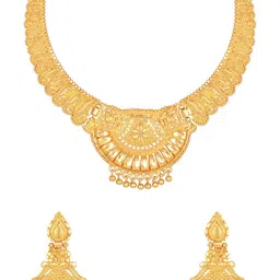 Shining Diva Gold-Plated Jewellery Set image 1