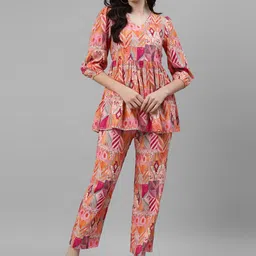 DEEBACO Printed Tunic With Trousers-picture-13