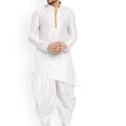 Sydney Heights Asymmetric Regular Straight Kurta with Dhoti Pants image 1