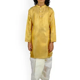 Sethukrishna Boys Ethnic Motifs Kurta with Dhoti Pants-picture-42