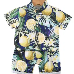StyleCast x Revolte Boys Printed Shirt with Shorts image 1