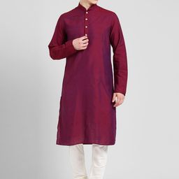 KISAH Mandarin Collar Kurta with Churidar-picture-9