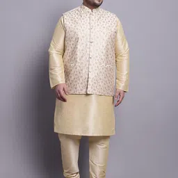 SOJANYA PLUS Kurta With Pyjamas & Nehru Jacket-picture-33