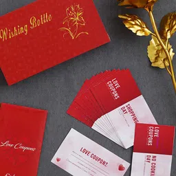 eCraftIndia Red & White 3 Pcs Valentine Day Gift Set-picture-36