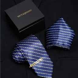 MUTAQINOTI Men Striped Accessory Gift Set-picture-13