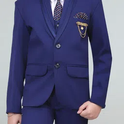 BT DEZINES Infant Boys Single-Breasted 5-Piece Party Suits image 4