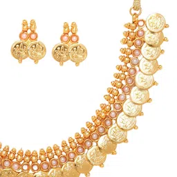 Anouk Gold-Plated Coin Beaded Jewellery Set image 3