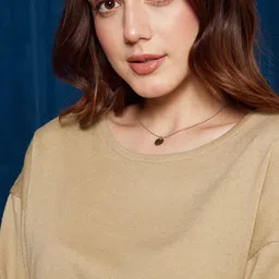 berrylush basics Berrylush Round Neck Acrylic Sweater With Skirt image 5