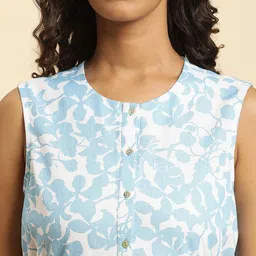 W Floral Printed Top & Pants Co-ord Set image 3