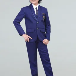 BT DEZINES Infant Boys Single-Breasted 5-Piece Party Suits image 2