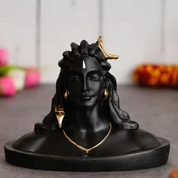 eCraftIndia Set Of 2 Peacock Design Rakhi With Adiyogi Shiva Idol & Roli Chawal image 3