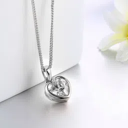 Peora Silver-Plated Cubic Zirconia-Studded Jewellery Set image 2