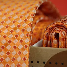 Tossido Men Printed Tie & Pocket Square Accessory Gift Set image 3