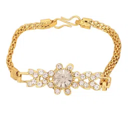 ANIKAS CREATION Gold-Plated Stones Studded Jewellery Set image 4