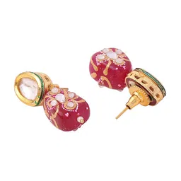 Shoshaa Gold-Plated Kundan-Studded & Beaded Jewellery Set image 4