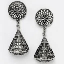 Moedbuille Silver-Plated Oxidised Jewellery Set image 4