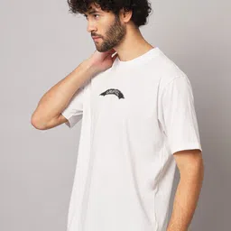 GRIFFEL Men Printed Pure Cotton T-shirt With Track Pants image 5