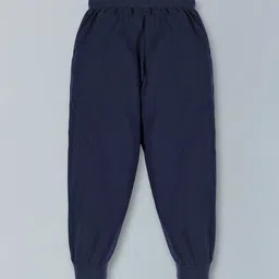 KiddoPanti Boys Yellow & White Printed Track Pant Set image 5
