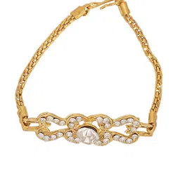 ANIKAS CREATION Gold-Plated Stones Studded Jewellery Set image 5