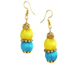 AKSHARA Girls Gold-Plated Stone-Studded & Beaded Jewellery Set image 5