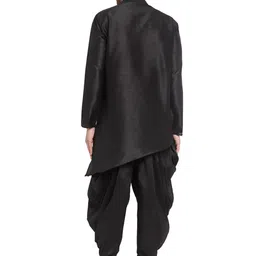 Sydney Heights Asymmetric Regular Straight Kurta with Dhoti Pants image 5