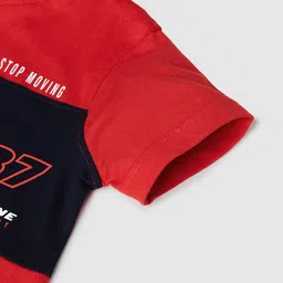 max Boys Colourblocked Pure Cotton Night Suit image 2