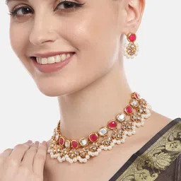 Aadvik Designs Gold-Plated Jewellery Set image 1
