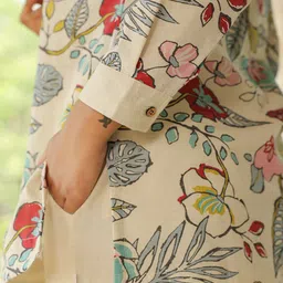 JISORA Printed Pure Cotton Co-Ords Set image 2