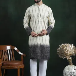 SOJANYA LUXE Floral Embroidered Regular Pure Cotton Kurta with Pyjama-picture-34