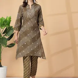 Nayam By Lakshita Floral Printed Regular Kurta with Palazzo-picture-36