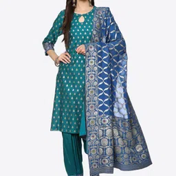 Biba Women Green Ethnic Motifs Printed Kurti Set-picture-33