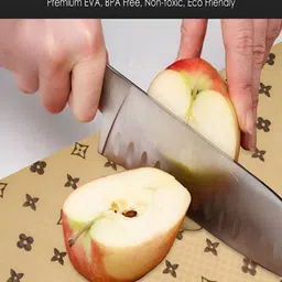 Kuber Industries Brown & Black Printed Kitchen Cabinet Shelf Liner image 2