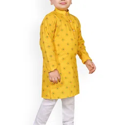 BAESD Boys Printed Regular Cotton Kurta With Pyjamas image 2