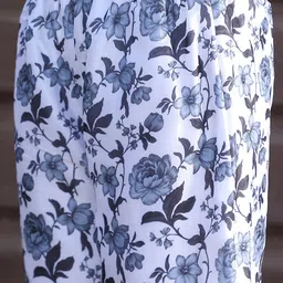 Aks Kids Girls Floral Printed Shoulder Straps A-Line Kurta With Sharara & Dupatta image 2