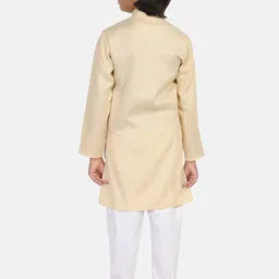 TAHVO Boys Pure Cotton Kurta With Pyjamas image 2