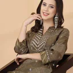 Nayam By Lakshita Floral Printed Regular Kurta with Palazzo image 4
